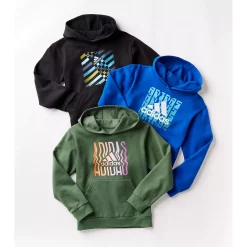 Boys 8-20 adidas Game-On Graphic Fleece Hoodie -Adidas shop 5679120 ALT7