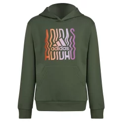 Boys 8-20 adidas Game-On Graphic Fleece Hoodie -Adidas shop 5679120 Green Oxide