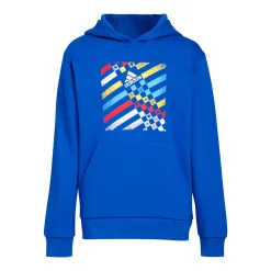 Boys 8-20 adidas Game-On Graphic Fleece Hoodie -Adidas shop 5679120 Team Royal Blue