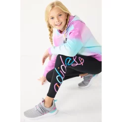 Girls 7-16 adidas Graphic Script Leggings -Adidas shop 5679295 ALT3