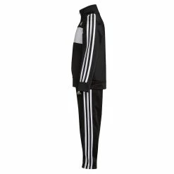 Boys 4-7 adidas Black & White Essential Tricot Track Jacket & Jogger Pants Set -Adidas shop 5699119 ALT3
