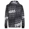 Boys 4-7 adidas Long Sleeve Warped Allover Print Hooded Tee -Adidas shop 5724741