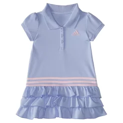 Toddler Girl Adidas Short Sleeve Polo Dress -Adidas shop 5789892 Blue