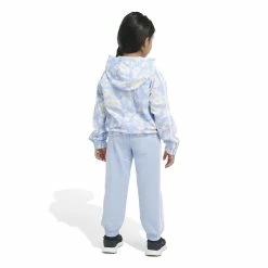 Toddler Girl Adidas Hood Jacket & Jogger Set -Adidas shop 5789895 ALT3