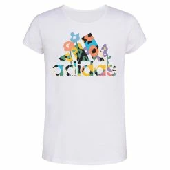 Girls 7-16 adidas Essential Tee in Regular & Plus -Adidas shop 5797230 White Multi