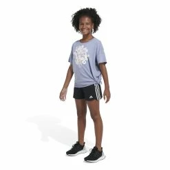 Girls 7-16 adidas Loose Tie Front Tee -Adidas shop 5798009 ALT2