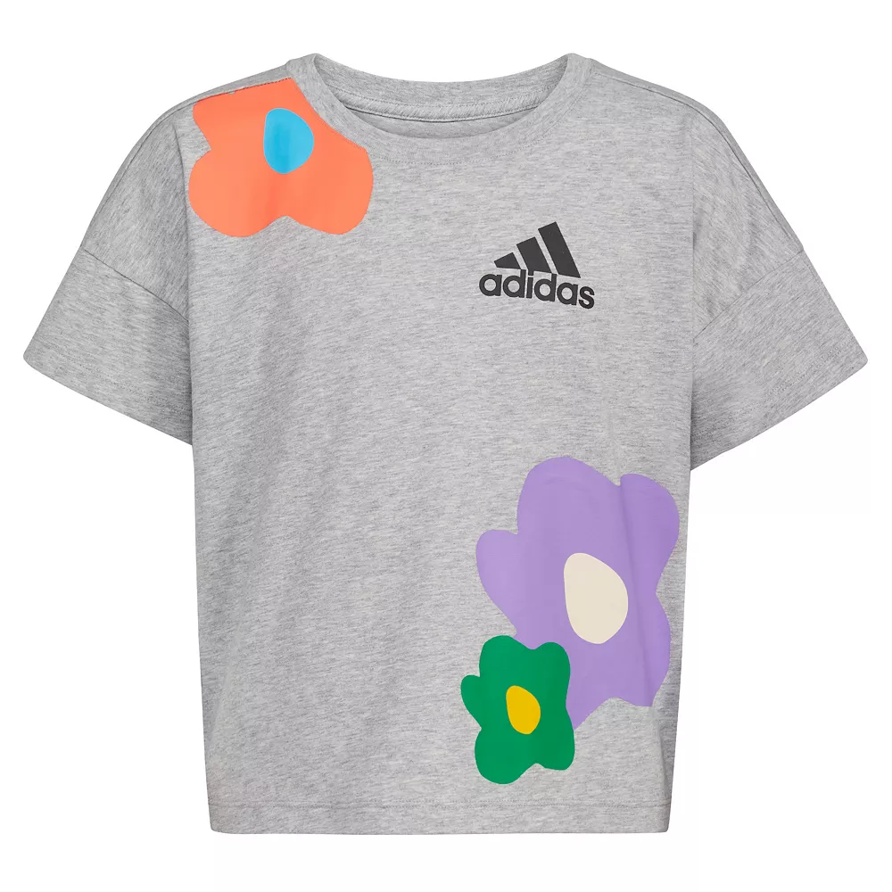 Girls 7-16 adidas Loose Box Tee 6 Girls 7-16 adidas Loose Box Tee - Image 4