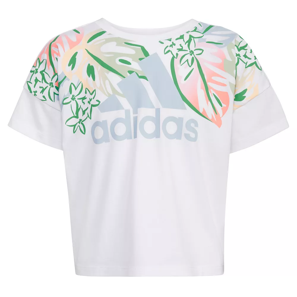 Girls 7-16 adidas Loose Box Tee 5 Girls 7-16 adidas Loose Box Tee - Image 3