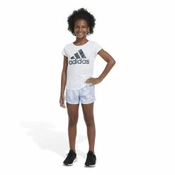 Girls 7-16 adidas Pacer Woven Short -Adidas shop 5798096 ALT3