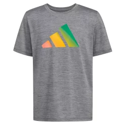 Boys 8-20 adidas Iconic Tee In Regular & Husky -Adidas shop 5804991 Charcoal Grey Heather