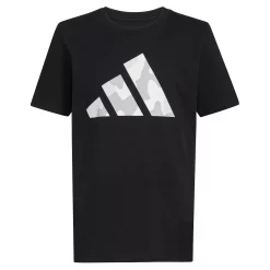 Boys 8-20 adidas Camo Logo Tee in Regular & Husky -Adidas shop 5805519 Black