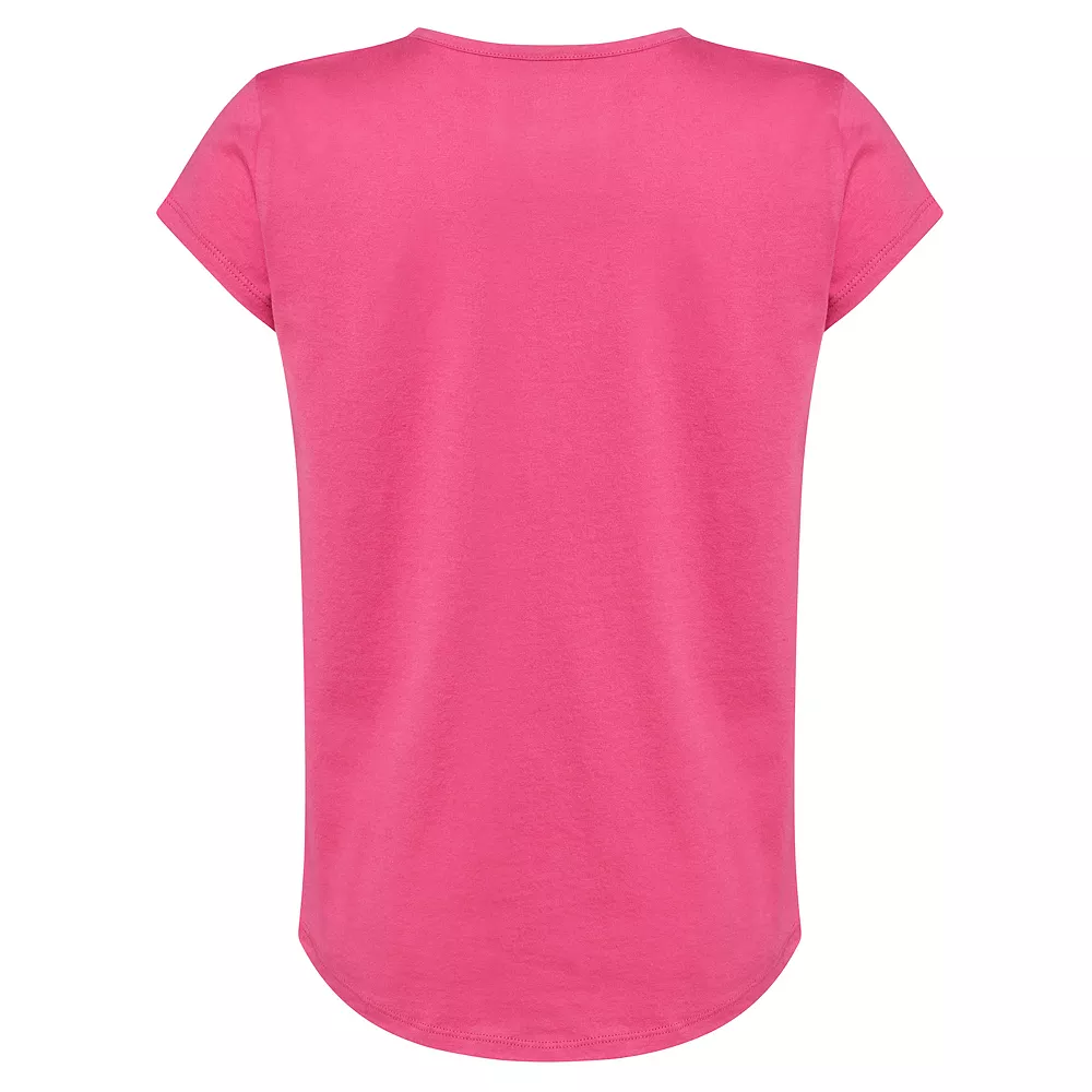 Girls 4-6x Adidas Short Sleeve Essential Tee 4 Girls 4-6x Adidas Short Sleeve Essential Tee - Image 2