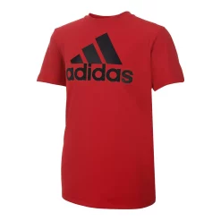 Boys 8-20 adidas Climalite Logo Tee -Adidas shop 5818844 Scarlet