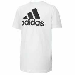 Boys 8-20 adidas Climalite Logo Tee -Adidas shop 5818844 White