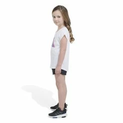 Girls 4-6x Adidas Tee & Woven Short Set -Adidas shop 5819756 ALT4