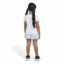 Girls 4-6x Adidas Short Sleeve Tee & Pleated Skort Set -Adidas shop 5819757 ALT3