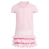 Girls 4-6x Adidas Short Sleeve Polo Dress