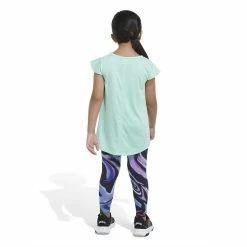 Girls 4-6x Adidas Melange Tee & Leggings Set 11 Girls 4-6x Adidas Melange Tee & Leggings Set -Adidas shop 5819760 ALT3
