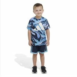 Boys 4-7 adidas Swirl Abstract Tee & Shorts Set 10 Boys 4-7 adidas Swirl Abstract Tee & Shorts Set -Adidas shop 5851243 ALT2