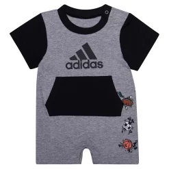 Baby Boy adidas Colorblock Romper