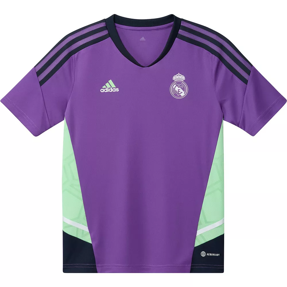 Youth adidas Purple Real Madrid 2023/24 Training Jersey 3 Youth adidas Purple Real Madrid 2023/24 Training Jersey