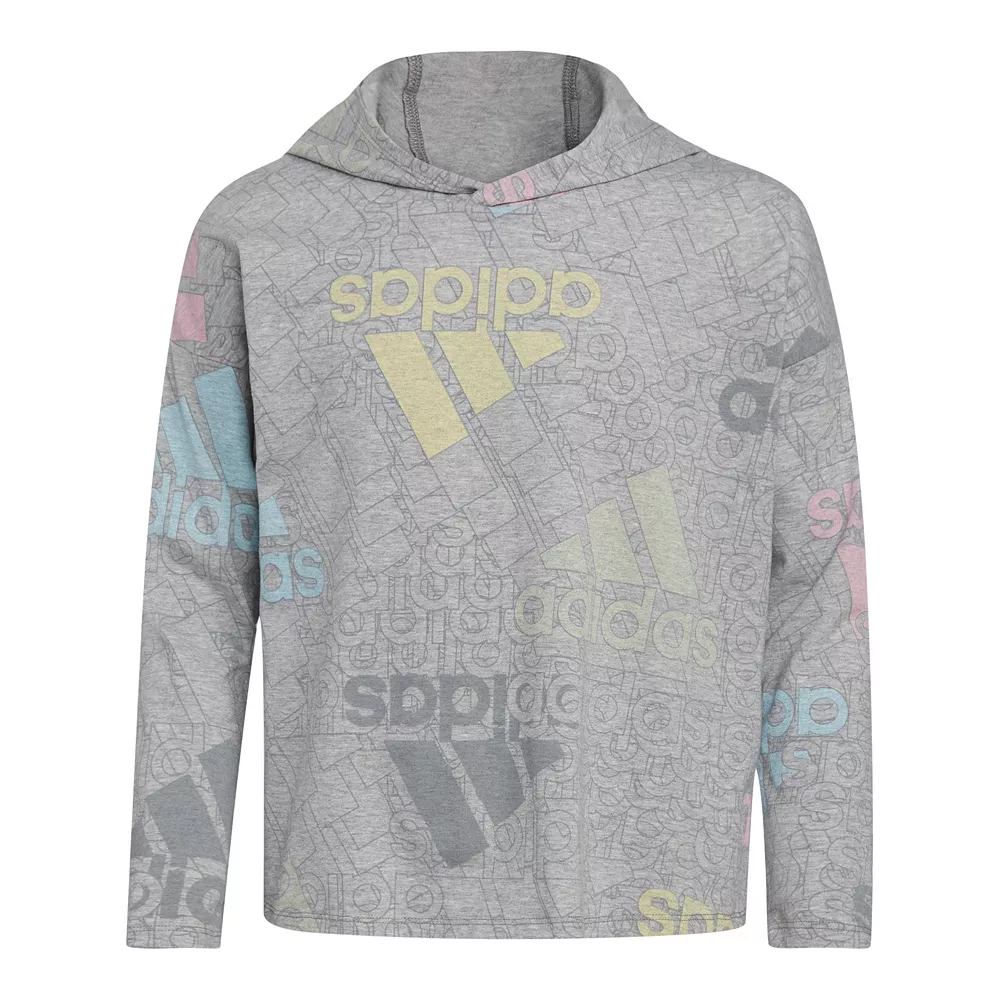 Girls 7-16 adidas Hooded Graphic Tee 3 Girls 7-16 adidas Hooded Graphic Tee