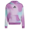 Girls 7-16 adidas Printed Fleece Hoodie - Size L Plus -Adidas shop 6142633