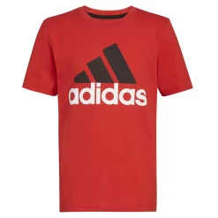 Boys 8-20 adidas 2-Tone Sportswear Logo Tee