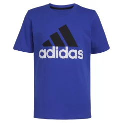 Boys 8-20 adidas 2-Tone Sportswear Logo Tee -Adidas shop 6177068 Semi Lucid Blue